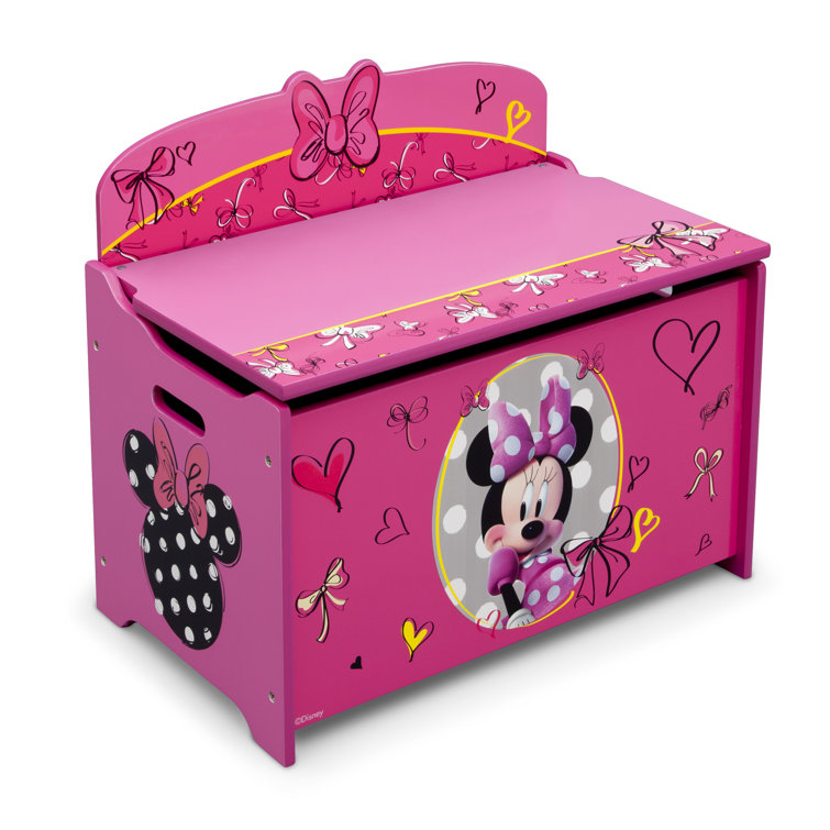 minnie mouse storage bench